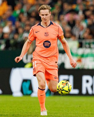 Fransız de Jong, Real Betis Balompie ve FC Barcelona (Maciej Rogowski / Ball Raw Images) takımları arasında LaLiga EA Spor Maçı sırasında görüldü.)