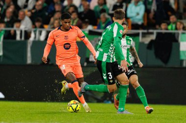 Marcus Rashford, Real Betis Balompie ve FC Barcelona (Maciej Rogowski / Ball Raw Images) takımları arasında LaLiga EA Sports maçında görüldü)