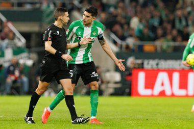 Marc Bartra, Real Betis Balompie ve FC Barcelona (Maciej Rogowski / Ball Raw Images) takımları arasında LaLiga EA Sports maçında görüldü)