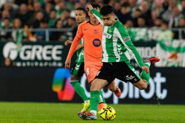 Marc Roca, Real Betis Balompie ve FC Barcelona (Maciej Rogowski / Ball Raw Images) takımları arasında LaLiga EA Sports maçında görüldü.)