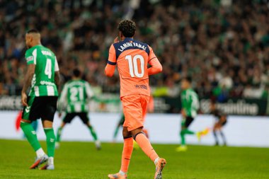 Lamine Yamal, Real Betis Balompie ve FC Barcelona (Maciej Rogowski / Ball Raw Images) takımları arasında LaLiga EA Sports maçında görüldü)