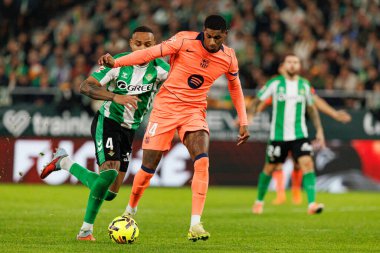 Natan ve Marcus Rashford, Real Betis Balompie ve FC Barcelona (Maciej Rogowski / Ball Raw Images) takımları arasında LaLiga EA Sports maçında görüldü.)
