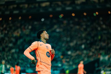 Alejandro Balde, Real Betis Balompie ve FC Barcelona (Maciej Rogowski / Ball Raw Images) takımları arasında LaLiga EA Sports maçında görüldü)