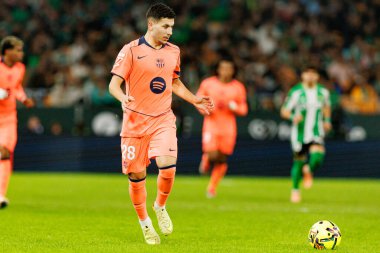 Roony Bardghji, Real Betis Balompie ve FC Barcelona (Maciej Rogowski / Ball Raw Images) takımları arasında LaLiga EA Sports maçında görüldü.)
