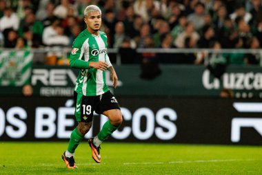 Cucho Hernandez, Real Betis Balompie ve FC Barcelona (Maciej Rogowski / Ball Raw Images) takımları arasında LaLiga EA Sports maçında görüldü)