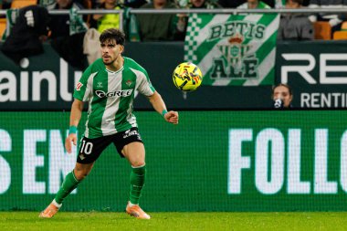 Abde Ezzalzouli Ez Abde, Real Betis Balompie ve FC Barcelona (Maciej Rogowski / Ball Raw Images) takımları arasında LaLiga EA Sports maçında görüldü)