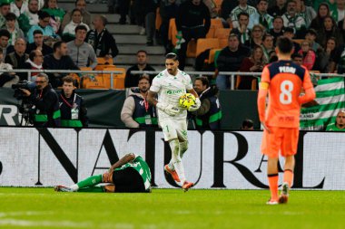 Alvaro Valles Rosa, Real Betis Balompie ve FC Barcelona (Maciej Rogowski / Ball Raw Images) takımları arasında LaLiga EA Sports maçında görüldü.)