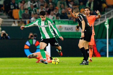 Marc Roca, Real Betis Balompie ve FC Barcelona (Maciej Rogowski / Ball Raw Images) takımları arasında LaLiga EA Sports maçında görüldü.)