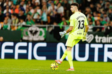Joan Garcia, Real Betis Balompie ve FC Barcelona (Maciej Rogowski / Ball Raw Images) takımları arasında LaLiga EA Sports maçında görüldü.)