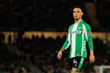 Antony, Real Betis Balompie ve FC Barcelona (Maciej Rogowski / Ball Raw Images) takımları arasında LaLiga EA Spor karşılaşmasında görüldü.)
