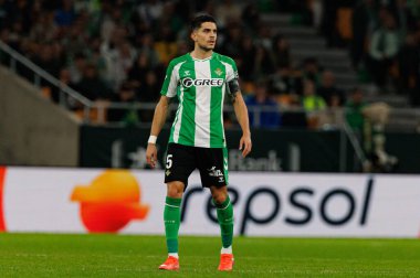Marc Bartra, Real Betis Balompie ve FC Barcelona (Maciej Rogowski / Ball Raw Images) takımları arasında LaLiga EA Sports maçında görüldü)
