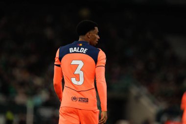 Alejandro Balde, Real Betis Balompie ve FC Barcelona (Maciej Rogowski / Ball Raw Images) takımları arasında LaLiga EA Sports maçında görüldü)
