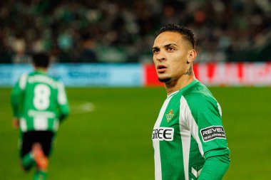 Antony, Real Betis Balompie ve FC Barcelona (Maciej Rogowski / Ball Raw Images) takımları arasında LaLiga EA Spor karşılaşmasında görüldü.)