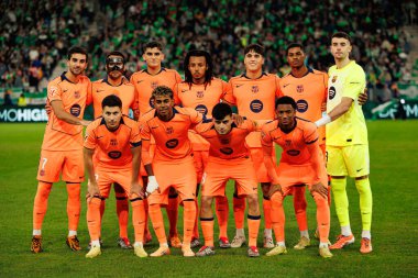 FC Barcelona takımı, Real Betis Balompie ve FC Barcelona (Maciej Rogowski / Ball Raw Images) takımları arasında LaLiga EA Sports maçında görüldü.)