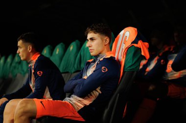 Fermin Lopez, Real Betis Balompie ve FC Barcelona (Maciej Rogowski / Ball Raw Images) takımları arasında LaLiga EA Sports maçında görüldü.)