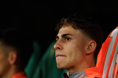 Fermin Lopez, Real Betis Balompie ve FC Barcelona (Maciej Rogowski / Ball Raw Images) takımları arasında LaLiga EA Sports maçında görüldü.)