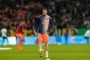 Robert Lewandowski, Real Betis Balompie ve FC Barcelona (Maciej Rogowski / Ball Raw Images) takımları arasında LaLiga EA Sports maçında görüldü.)