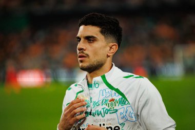 Marc Bartra, Real Betis Balompie ve FC Barcelona (Maciej Rogowski / Ball Raw Images) takımları arasında LaLiga EA Sports maçında görüldü)