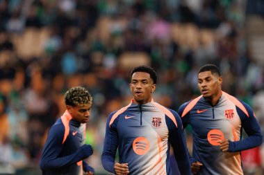 Alejandro Balde, Real Betis Balompie ve FC Barcelona (Maciej Rogowski / Ball Raw Images) takımları arasında LaLiga EA Sports maçında görüldü)