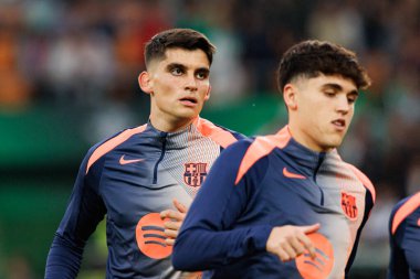 Gerard Martin, Real Betis Balompie ve FC Barcelona (Maciej Rogowski / Ball Raw Images) takımları arasında LaLiga EA Sports maçında görüldü.)