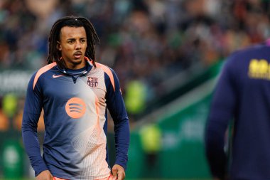 Jules Kounde, Real Betis Balompie ve FC Barcelona (Maciej Rogowski / Ball Raw Images) takımları arasında LaLiga EA Sports maçında görüldü)