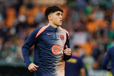 Real Betis Balompie ve FC Barcelona (Maciej Rogowski / Ball Raw Images) takımları arasında LaLiga EA Sports maçında Pau Cubarsi görüldü)