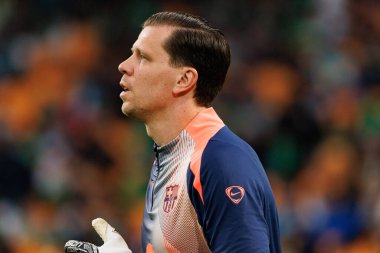 Wojciech Szczesny, Real Betis Balompie ve FC Barcelona (Maciej Rogowski / Ball Raw Images) takımları arasındaki LaLiga EA Sports maçında görüldü)