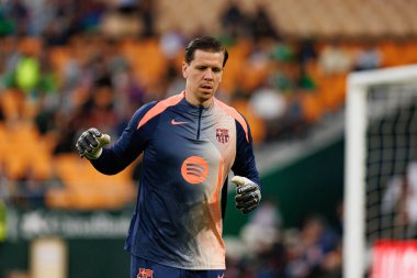 Wojciech Szczesny, Real Betis Balompie ve FC Barcelona (Maciej Rogowski / Ball Raw Images) takımları arasındaki LaLiga EA Sports maçında görüldü)