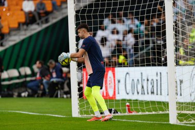 Joan Garcia, Real Betis Balompie ve FC Barcelona (Maciej Rogowski / Ball Raw Images) takımları arasında LaLiga EA Sports maçında görüldü.)