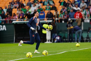Wojciech Szczesny, Real Betis Balompie ve FC Barcelona (Maciej Rogowski / Ball Raw Images) takımları arasındaki LaLiga EA Sports maçında görüldü)