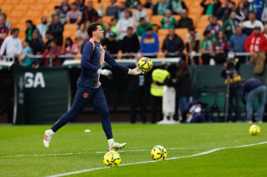 Wojciech Szczesny, Real Betis Balompie ve FC Barcelona (Maciej Rogowski / Ball Raw Images) takımları arasındaki LaLiga EA Sports maçında görüldü)
