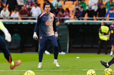 Wojciech Szczesny, Real Betis Balompie ve FC Barcelona (Maciej Rogowski / Ball Raw Images) takımları arasındaki LaLiga EA Sports maçında görüldü)