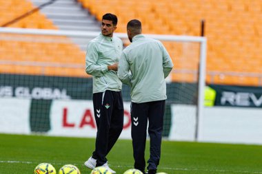 Marc Bartra, Real Betis Balompie ve FC Barcelona (Maciej Rogowski / Ball Raw Images) takımları arasında LaLiga EA Sports maçında görüldü)