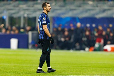 Henrikh Mkhitaryan, Internazionale Milano ve Liverpool FC (Maciej Rogowski / Ball Raw Images) arasında Şampiyonlar Ligi faz maçında görüldü)