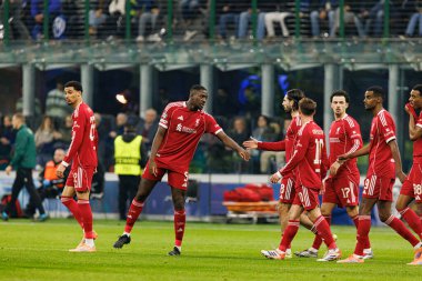 Ibrahima Konate ve Dominik Szoboszlai Şampiyonlar Ligi 'nde Internazionale Milano ve Liverpool FC (Maciej Rogowski / Ball Raw Images)