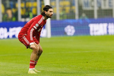 Alessandro Bastoni Şampiyonlar Ligi 'nde Internazionale Milano ve Liverpool FC (Maciej Rogowski / Ball Raw Images) arasındaki faz maçında görüldü.)