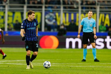 Nicolo Barella Şampiyonlar Ligi faz oyunu sırasında Internazionale Milano ve Liverpool FC (Maciej Rogowski / Ball Raw Images) arasında görüldü)