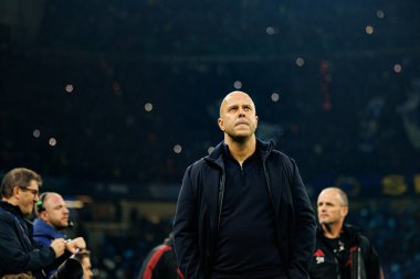 Şampiyonlar Ligi 'nde Internazionale Milano ve Liverpool FC (Maciej Rogowski / Ball Raw Images) arasında oynanan maçta Arne Slot görüldü)