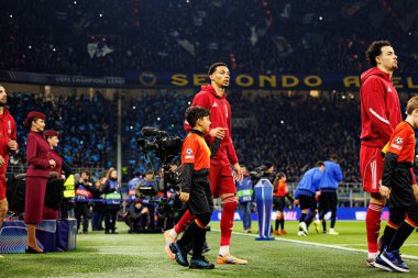 Hugo Ekitike Şampiyonlar Ligi 'nde Internazionale Milano ve Liverpool FC (Maciej Rogowski / Ball Raw Images) arasındaki faz maçında görüldü)