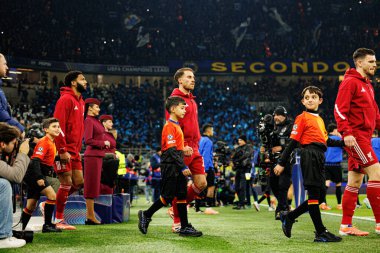 Alexis Mac Allister Şampiyonlar Ligi faz oyunu sırasında Internazionale Milano ve Liverpool FC (Maciej Rogowski / Ball Raw Images)