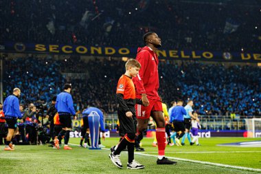 Ibrahima Konate, Şampiyonlar Ligi 'nde Internazionale Milano ve Liverpool FC (Maciej Rogowski / Ball Raw Images) arasında oynanan faz maçında görüldü.)