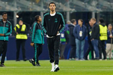 Hugo Ekitike Şampiyonlar Ligi 'nde Internazionale Milano ve Liverpool FC (Maciej Rogowski / Ball Raw Images) arasındaki faz maçında görüldü)