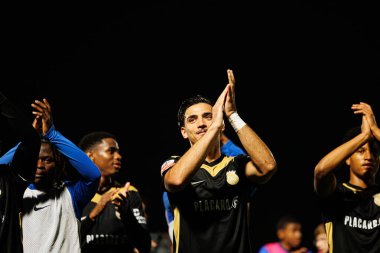 FC Alverca ve CD Nacional (Maciej Rogowski / Ball Raw Images) takımları arasında Liga Portekiz maçında Nabil Touaizi görüldü)