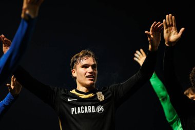 Marko Milanoviç Marezi, Liga Portekiz maçı sırasında FC Alverca ve CD Nacional (Maciej Rogowski / Ball Raw Images) takımları arasında görüldü.)