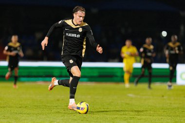 Marko Milovanoviç Marezi, Liga Portekiz maçı sırasında FC Alverca ve CD Nacional (Maciej Rogowski / Ball Raw Images) takımları arasında görüldü.)