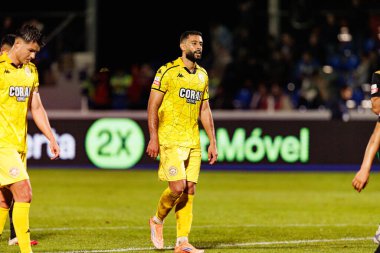 FC Alverca ve CD Nacional (Maciej Rogowski / Ball Raw Images) takımları arasında Liga Portekiz maçında Chiheb Labidi görüldü)