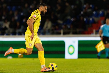 FC Alverca ve CD Nacional (Maciej Rogowski / Ball Raw Images) takımları arasında Liga Portekiz maçında Chiheb Labidi görüldü)