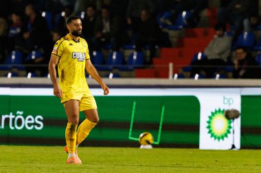 FC Alverca ve CD Nacional (Maciej Rogowski / Ball Raw Images) takımları arasında Liga Portekiz maçında Chiheb Labidi görüldü)