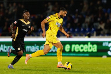 FC Alverca ve CD Nacional (Maciej Rogowski / Ball Raw Images) takımları arasında Liga Portekiz maçında Chiheb Labidi görüldü)