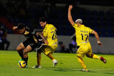 Alexsandro Amorim ve Igor Liziero, Liga Portekiz maçında FC Alverca ve CD Nacional (Maciej Rogowski / Ball Raw Images) takımları arasında görüldü.)